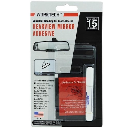 Omniscan2, Llc WJB Industrial Technologies WT140 Professional Strength Rearview Mirror Adhesive Repair WT140